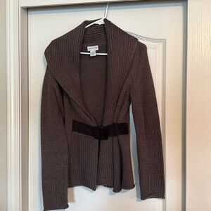 Ladies’ wrap around sweater size medium